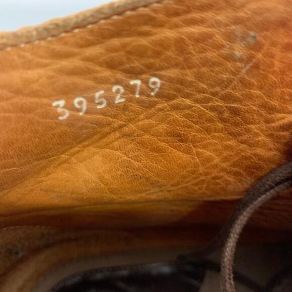 PAUL SMITH Size 9 Brown Antique Leather Cap Toe Lace-Up Boots main image 9